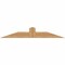 Ekena Millwork Portland Smooth Timber Gable Bracket, Western Red Cedar, 60"W x 10"H x 5 1/2"D x 5 1/2"F, 4/12 Pitch GBW060X10X0606POR00SWR - alternate 1